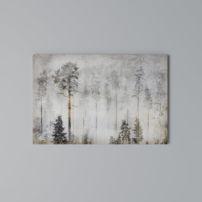 FADE IN THE TREES Horizontal Canvas Print