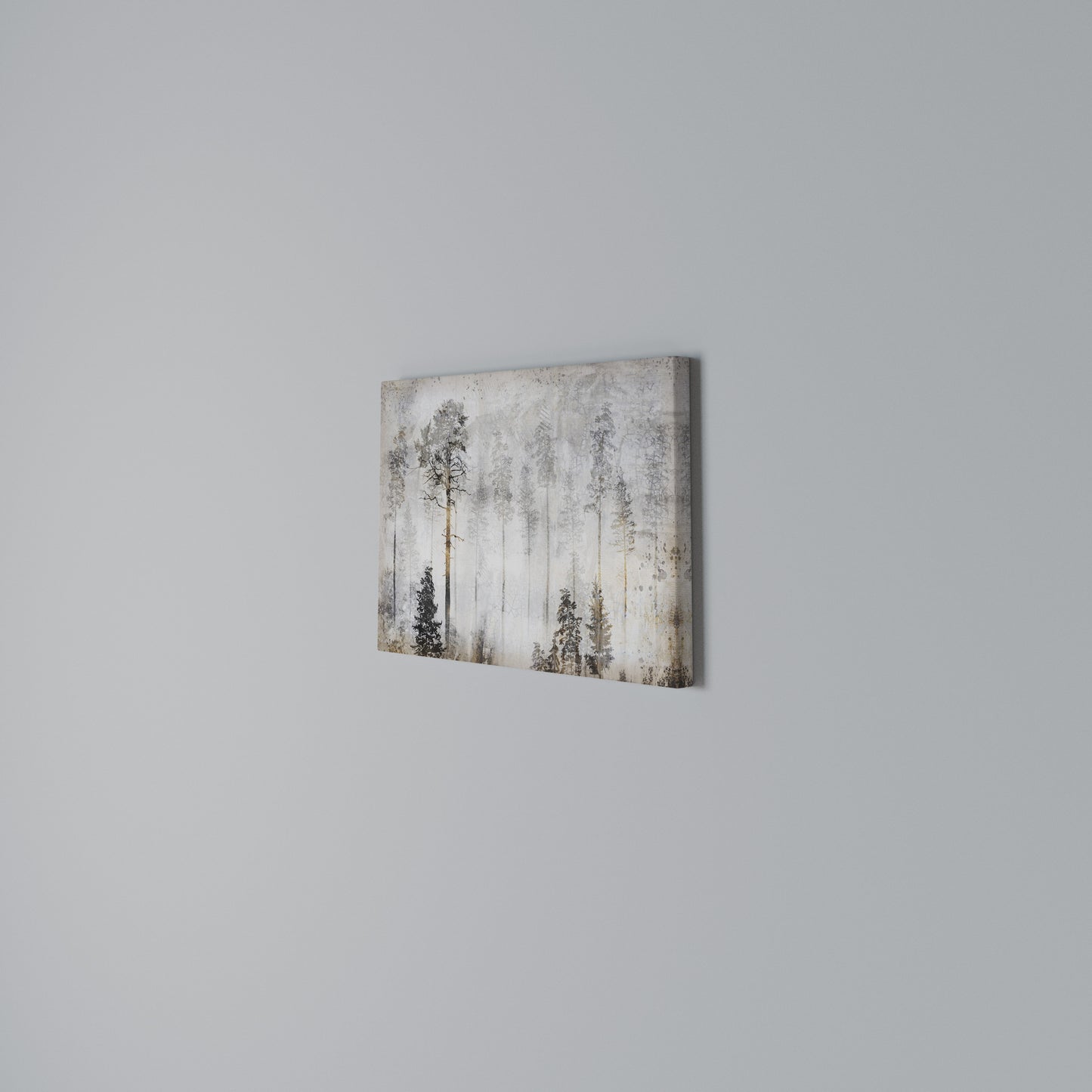 FADE IN THE TREES Horizontal Canvas Print