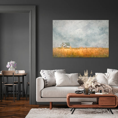 FIELDS OF FADING LIGHT Horizontal Canvas Print