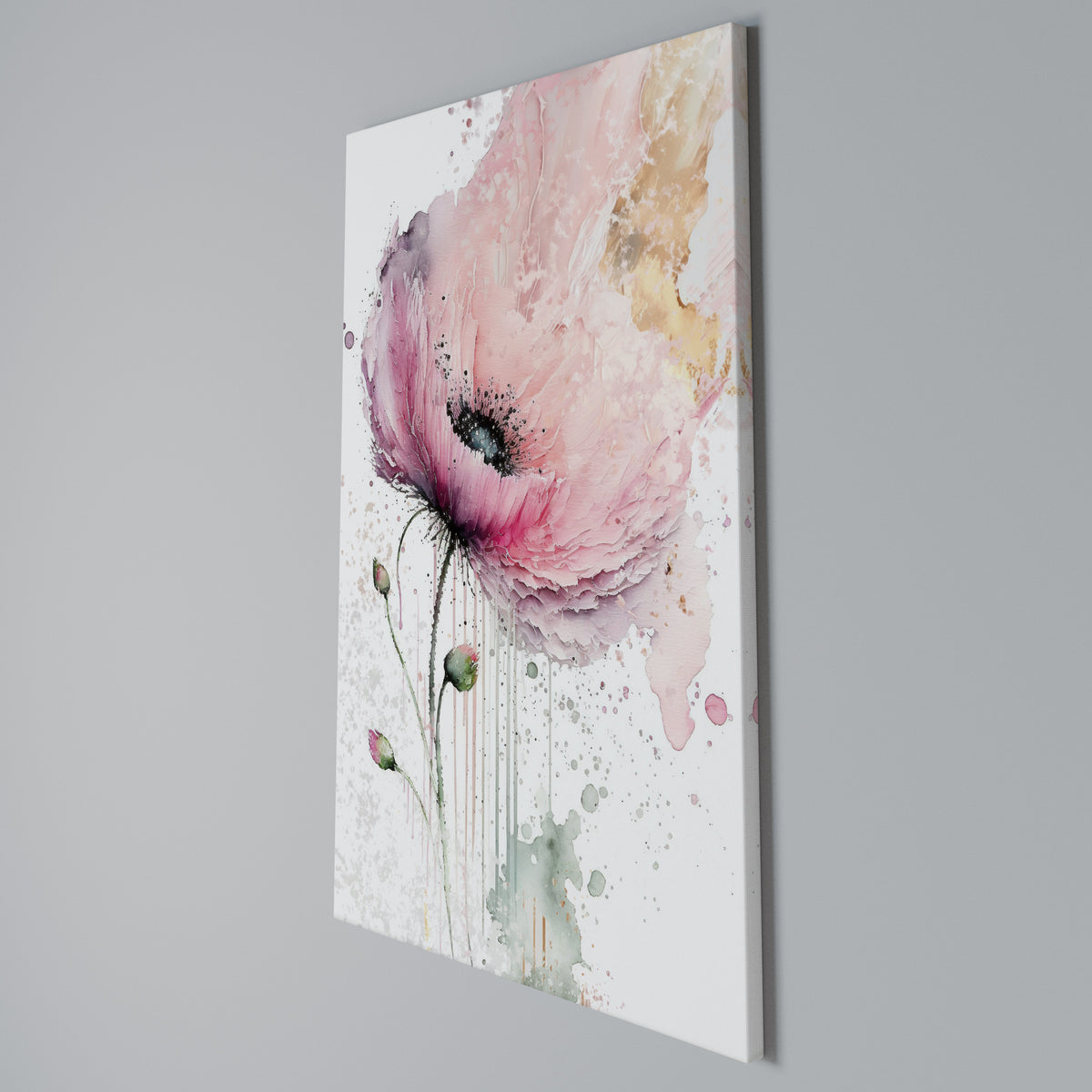 VIVID TRANQUILITY Vertical Canvas Print