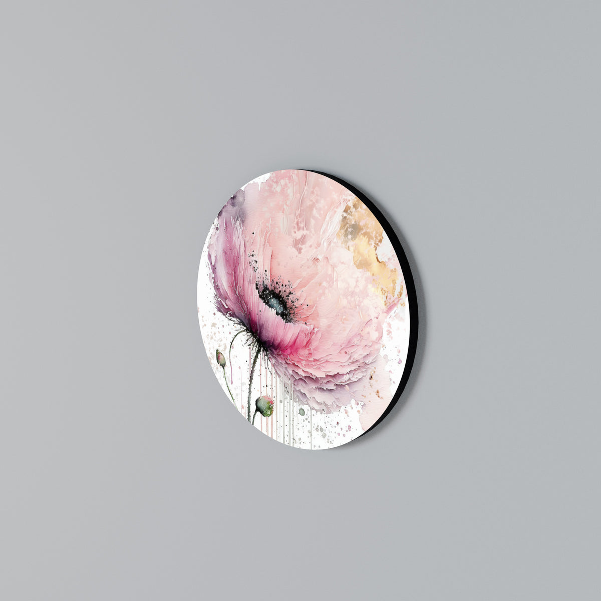 VIVID TRANQUILITY Kulatá nástěnná dekorace