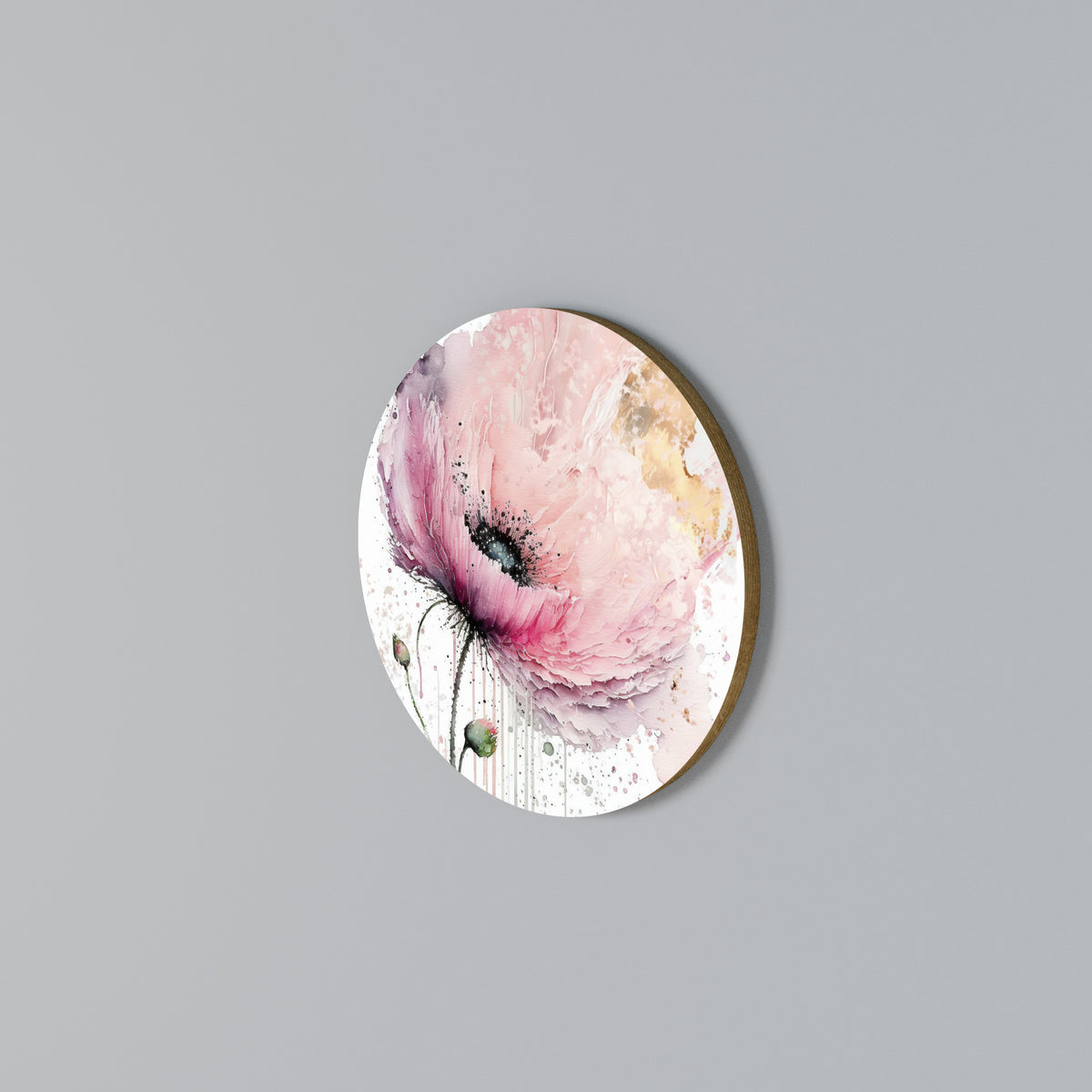 VIVID TRANQUILITY Kulatá nástěnná dekorace