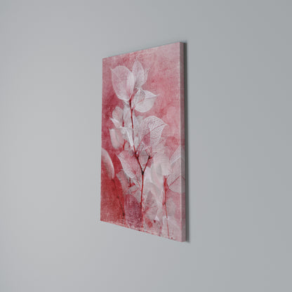 ETHERAL PETAL GLOW Vertical Canvas Print