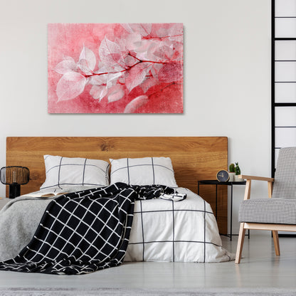 ETHERAL PETAL GLOW Horizontal Canvas Print