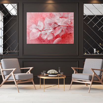 ETHERAL PETAL GLOW Horizontal Canvas Print