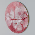 ETHERAL PETAL GLOW Round Wall Art