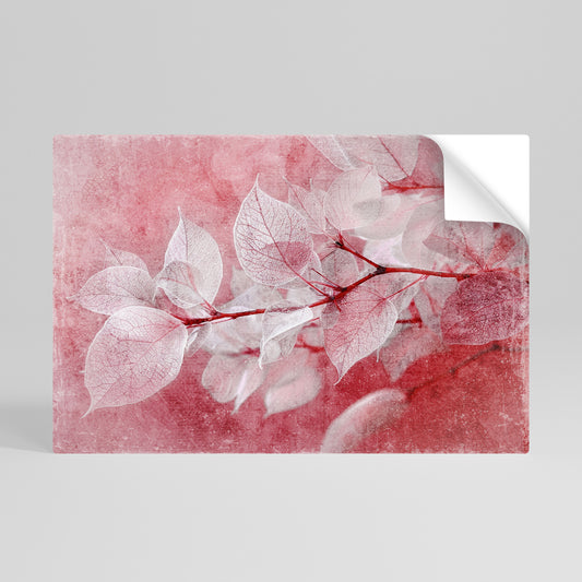 ETHERAL PETAL GLOW Vodorovný samolepicí plakát