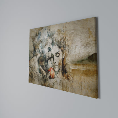 WHISPERS OF TEMPTATION Horizontal Canvas Print