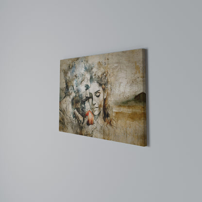 WHISPERS OF TEMPTATION Horizontal Canvas Print