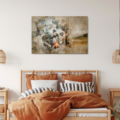 WHISPERS OF TEMPTATION Horizontal Canvas Print