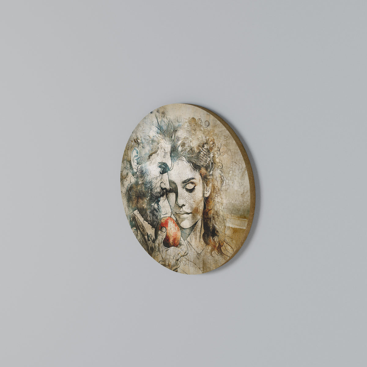 WHISPERS OF TEMPTATION Kulatá nástěnná dekorace