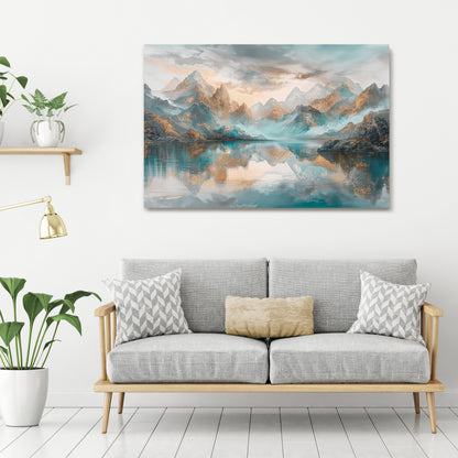 AZURE SUMMITS Horizontal Canvas Print