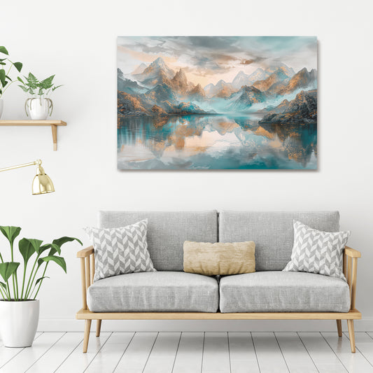 AZURE SUMMITS Horizontal Canvas Print