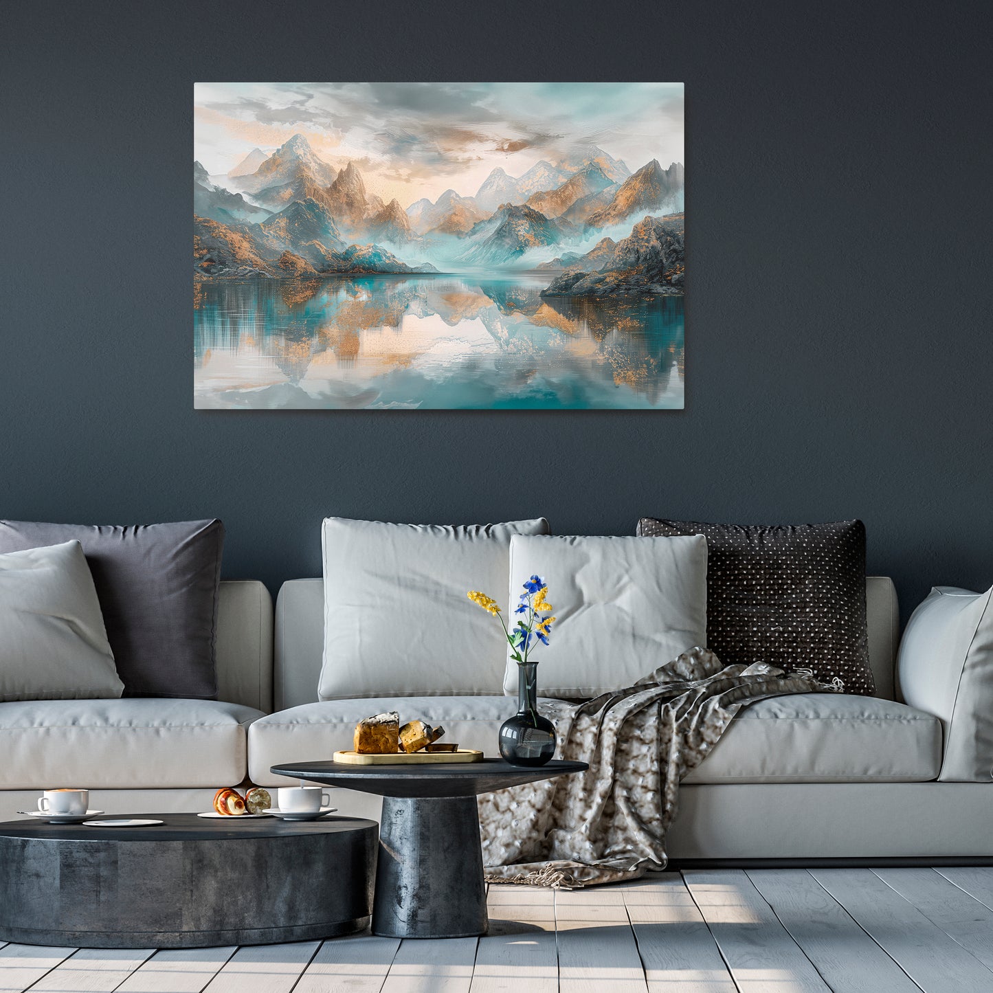 AZURE SUMMITS Horizontal Canvas Print