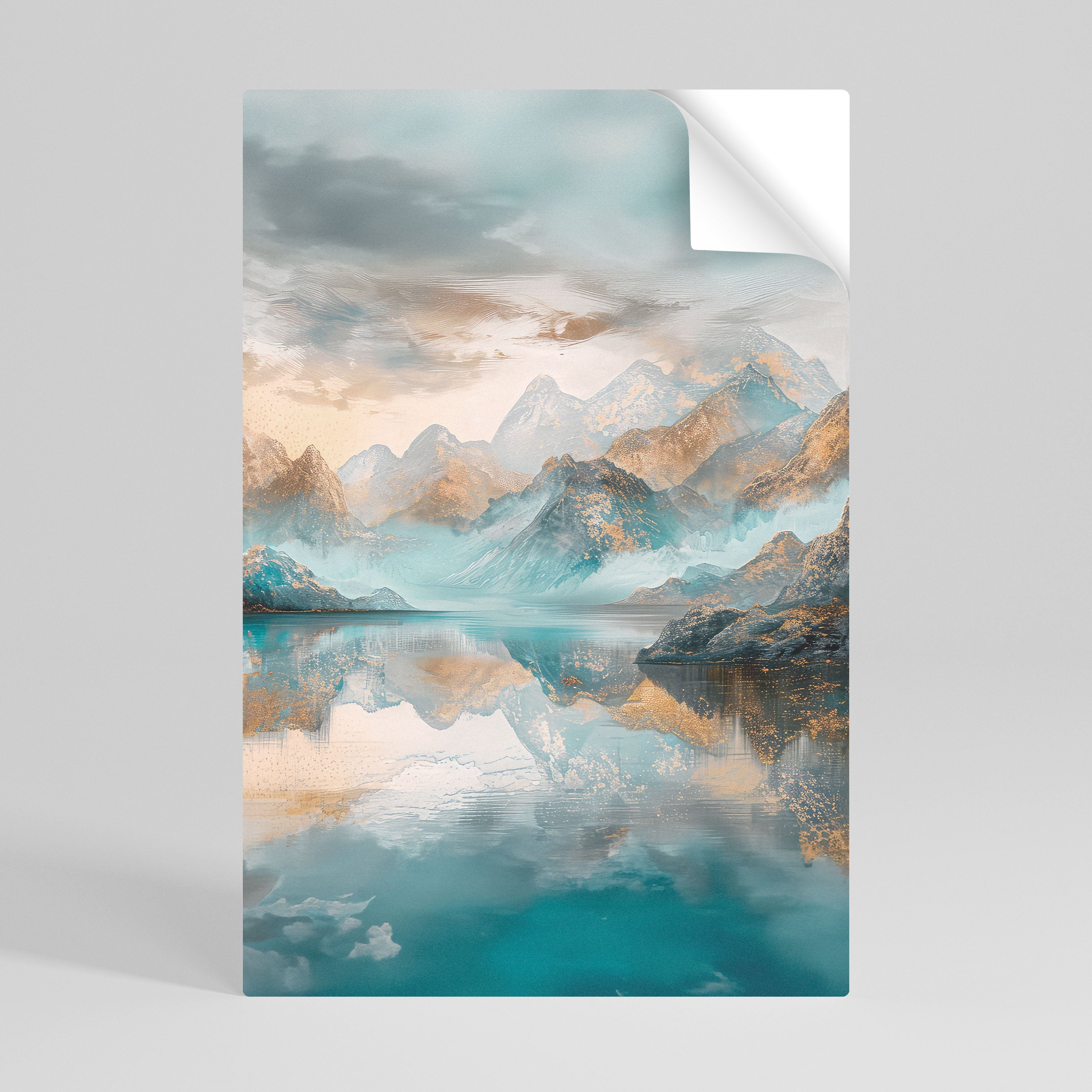 AZURE SUMMITS Svislý samolepicí plakát