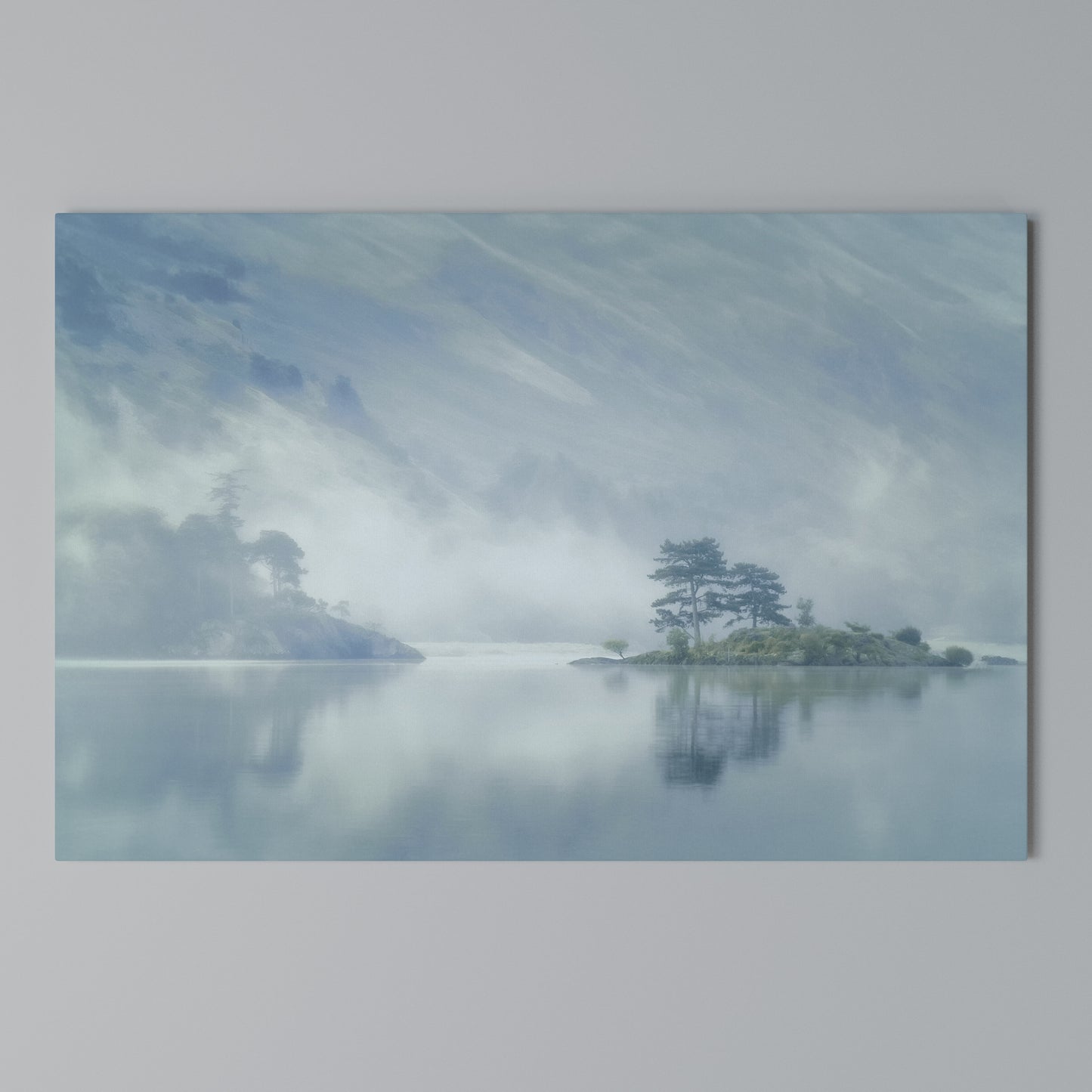 SILVER LAKE Horizontal Canvas Print