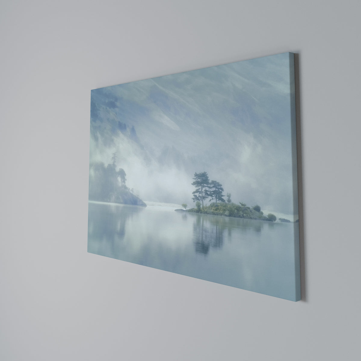 SILVER LAKE Horizontal Canvas Print