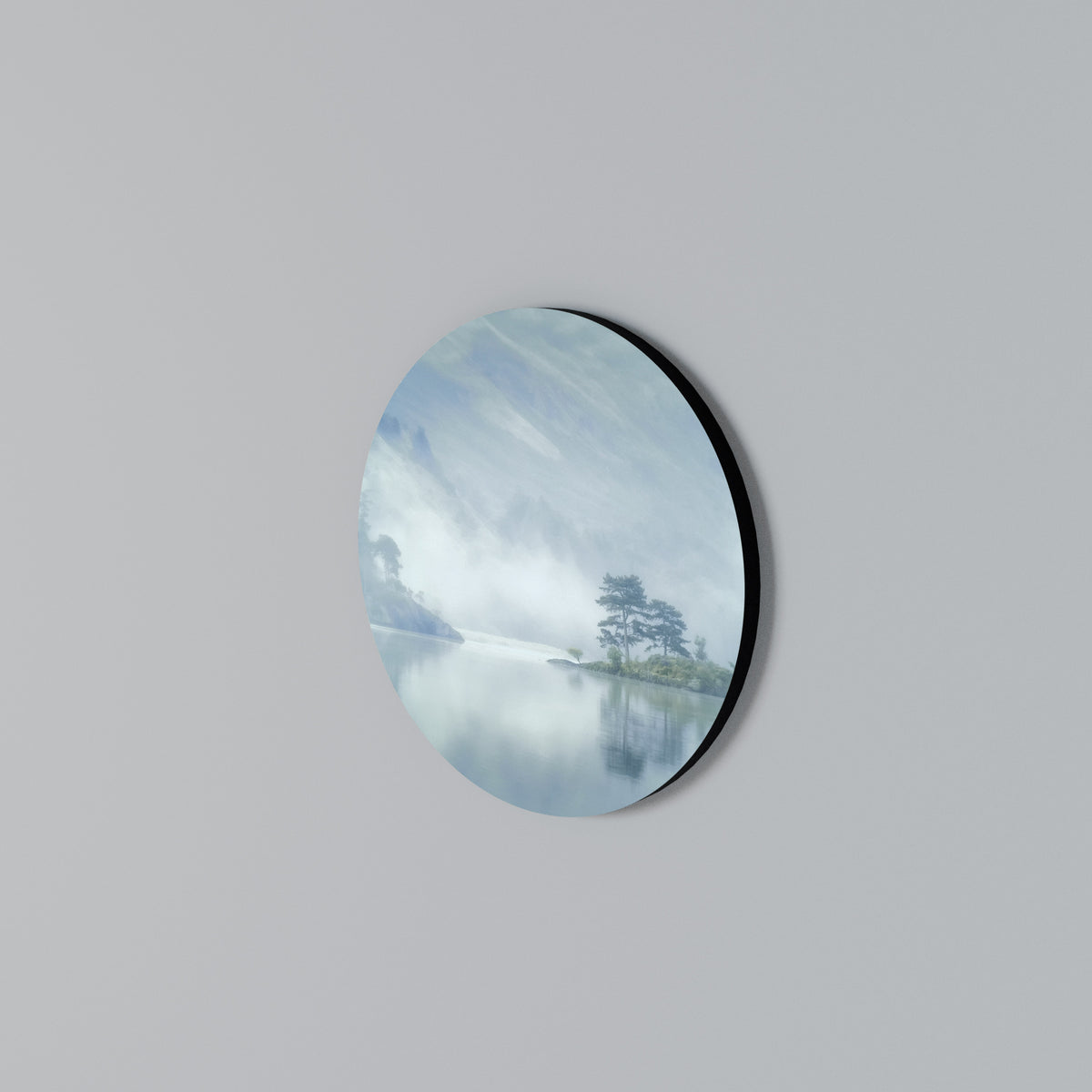 SILVER LAKE Kulatá nástěnná dekorace