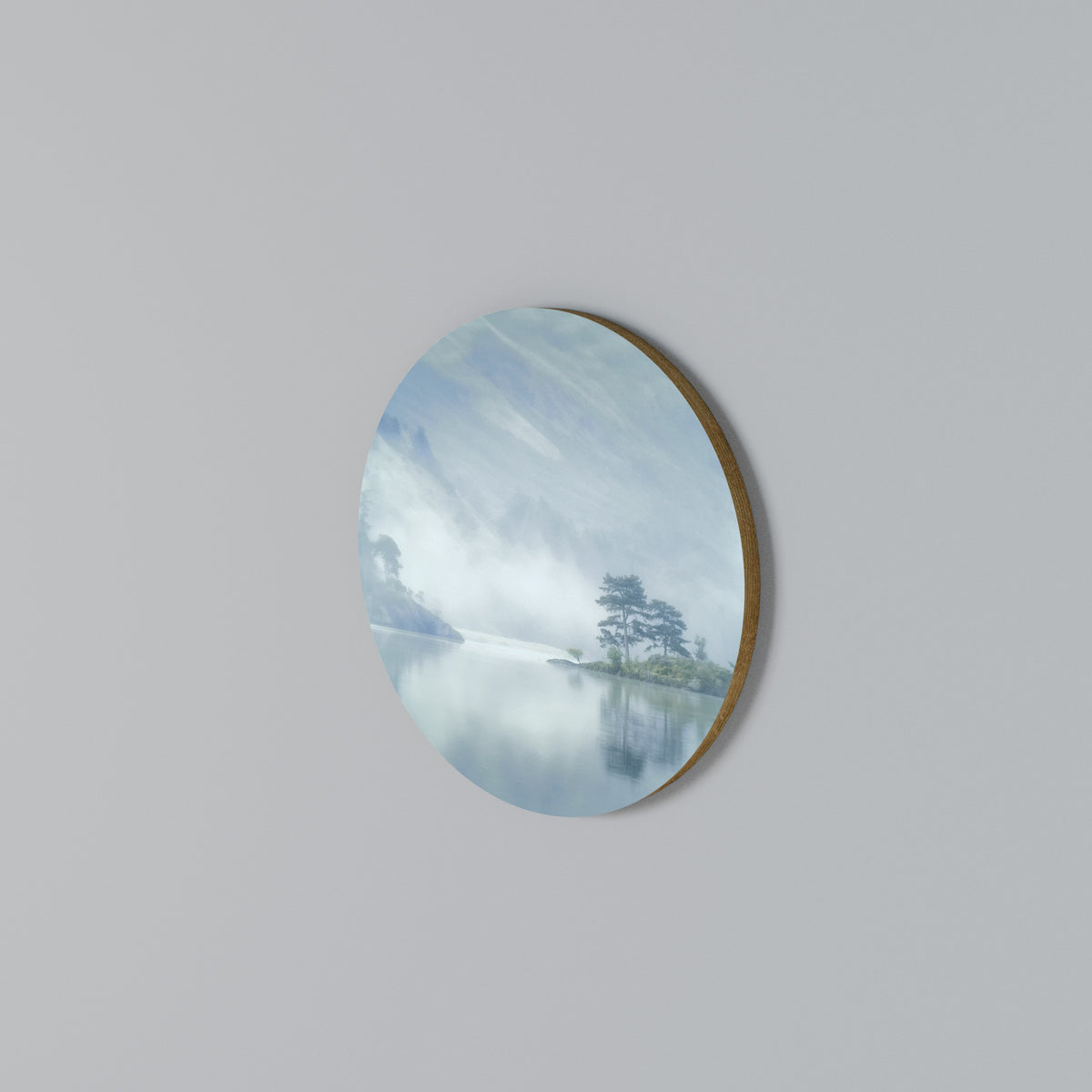 SILVER LAKE Kulatá nástěnná dekorace