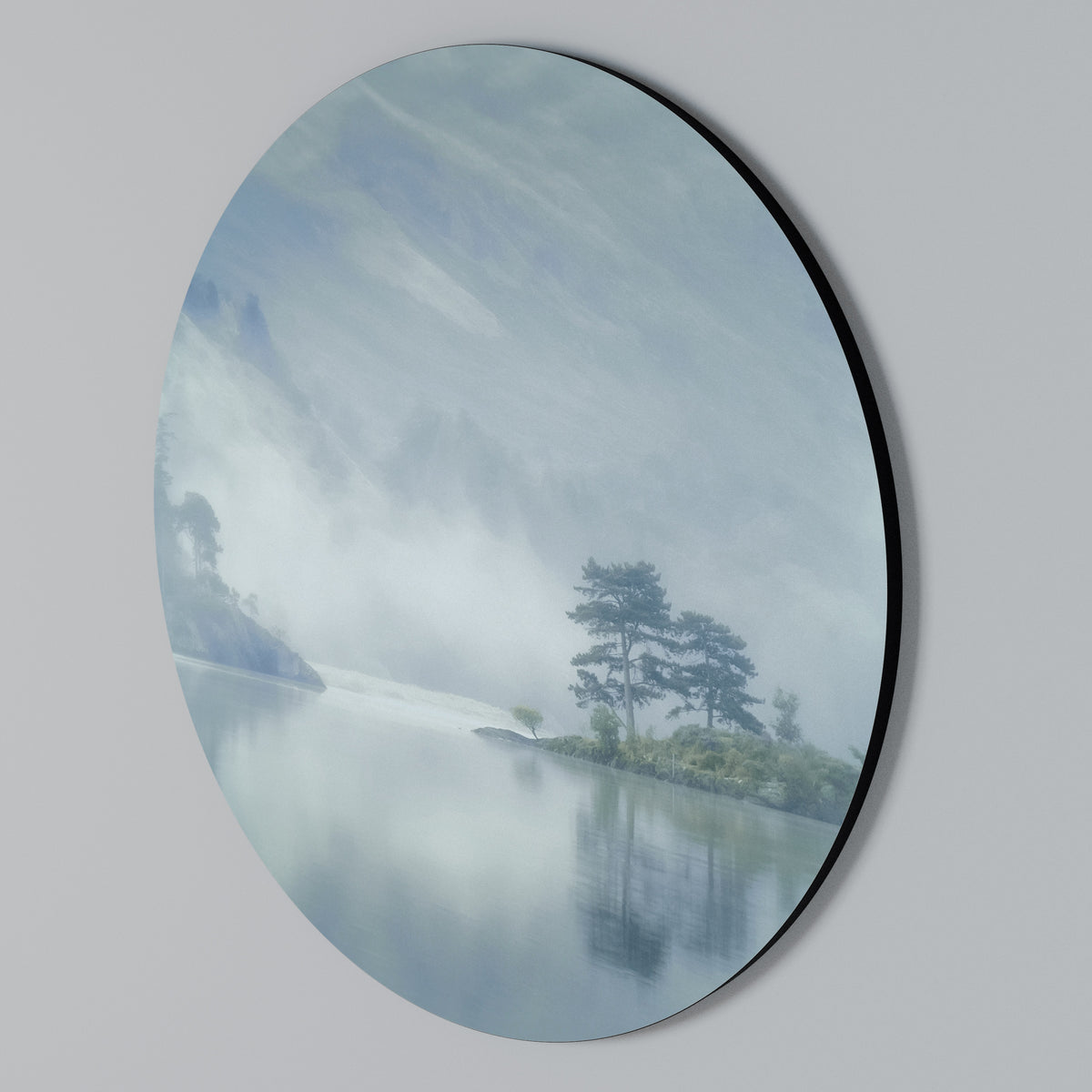 SILVER LAKE Kulatá nástěnná dekorace