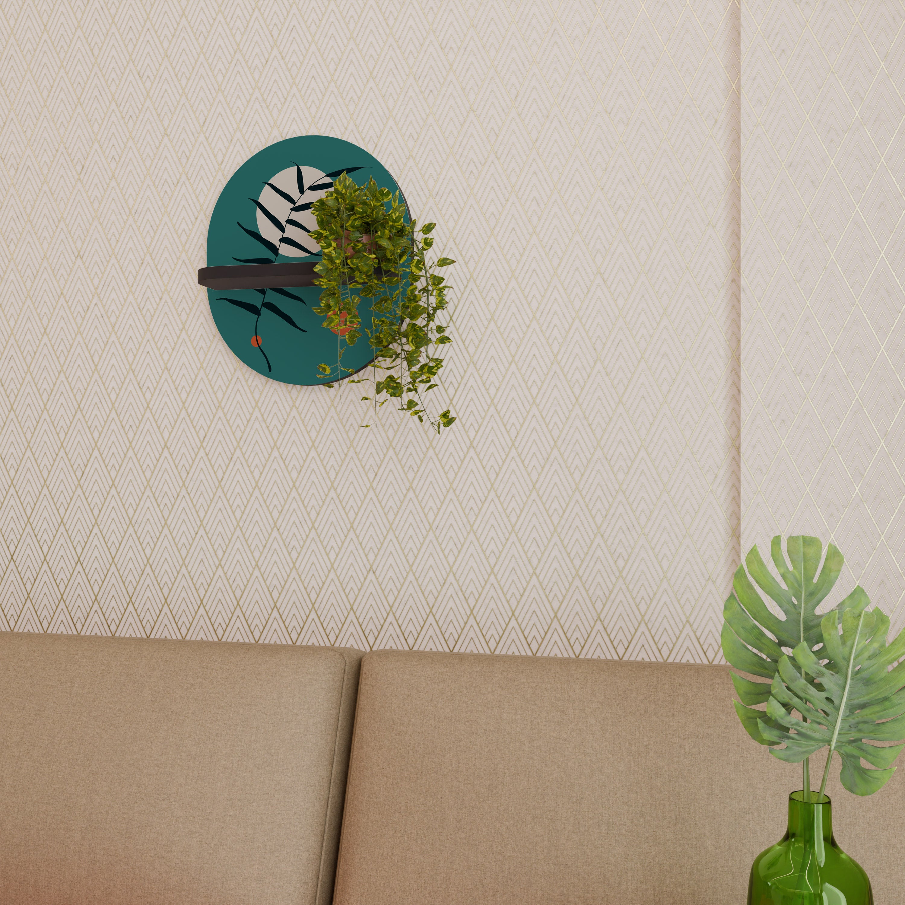 MYSTERIOUS LEAF Designová police