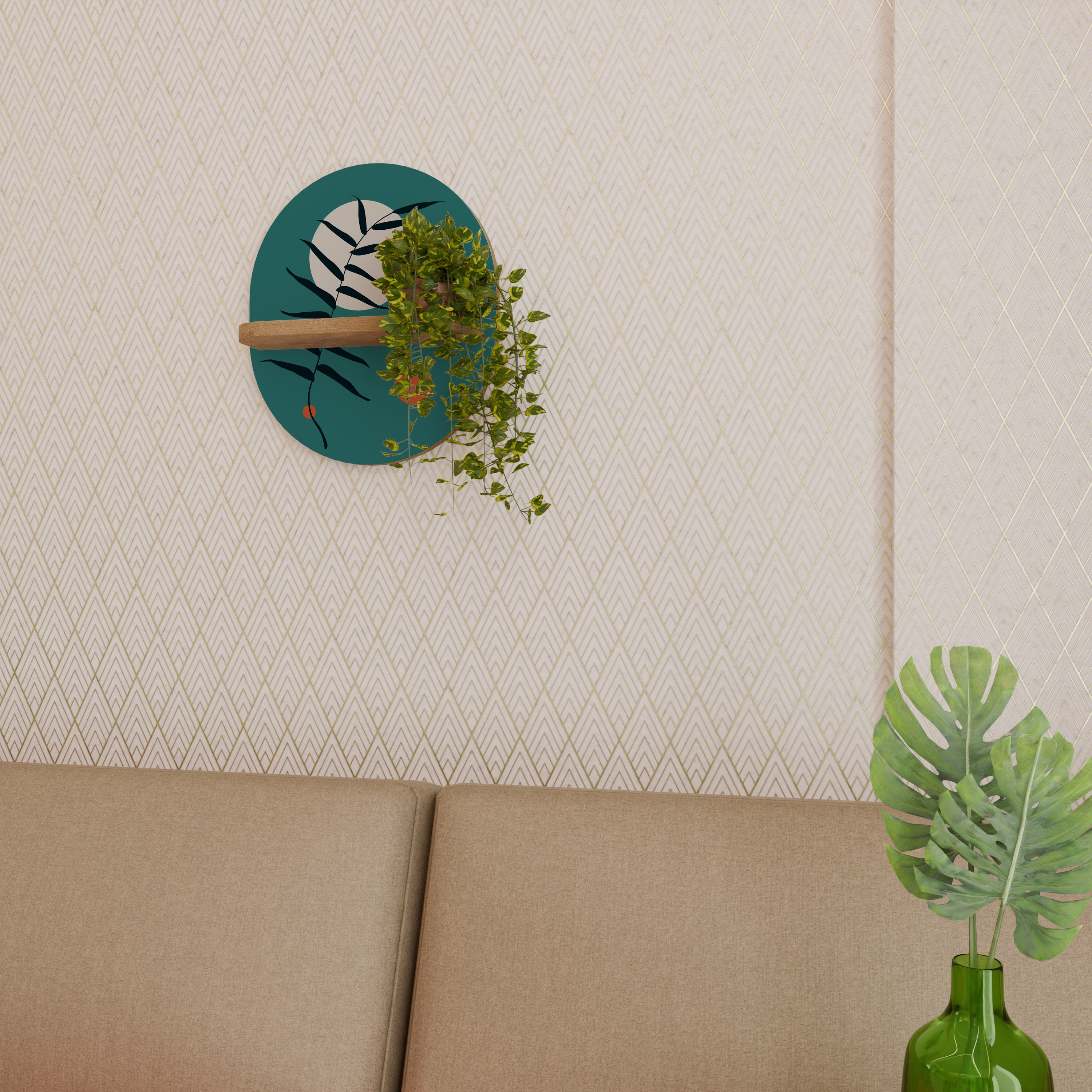 MYSTERIOUS LEAF Designová police