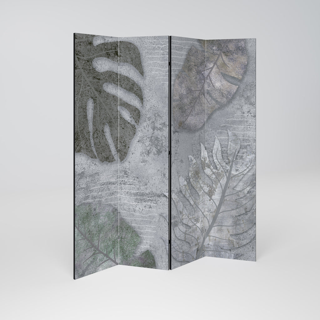 VINTAGE GREENERY 4dílný paraván