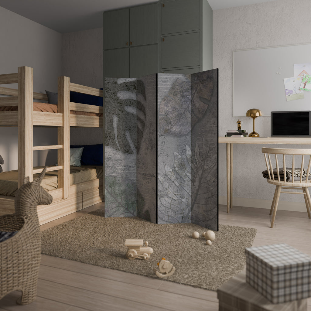 VINTAGE GREENERY 4dílný paraván