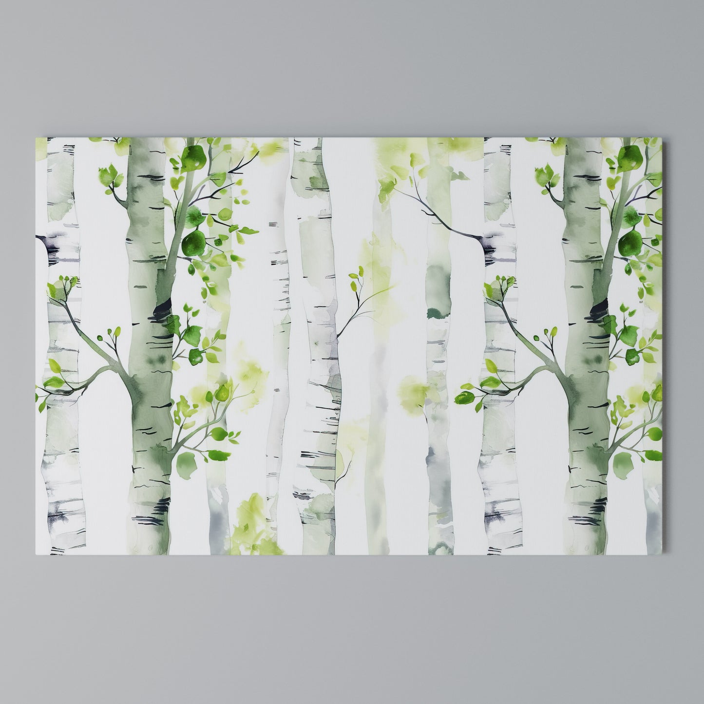BIRCHY SOLACE Horizontal Canvas Print