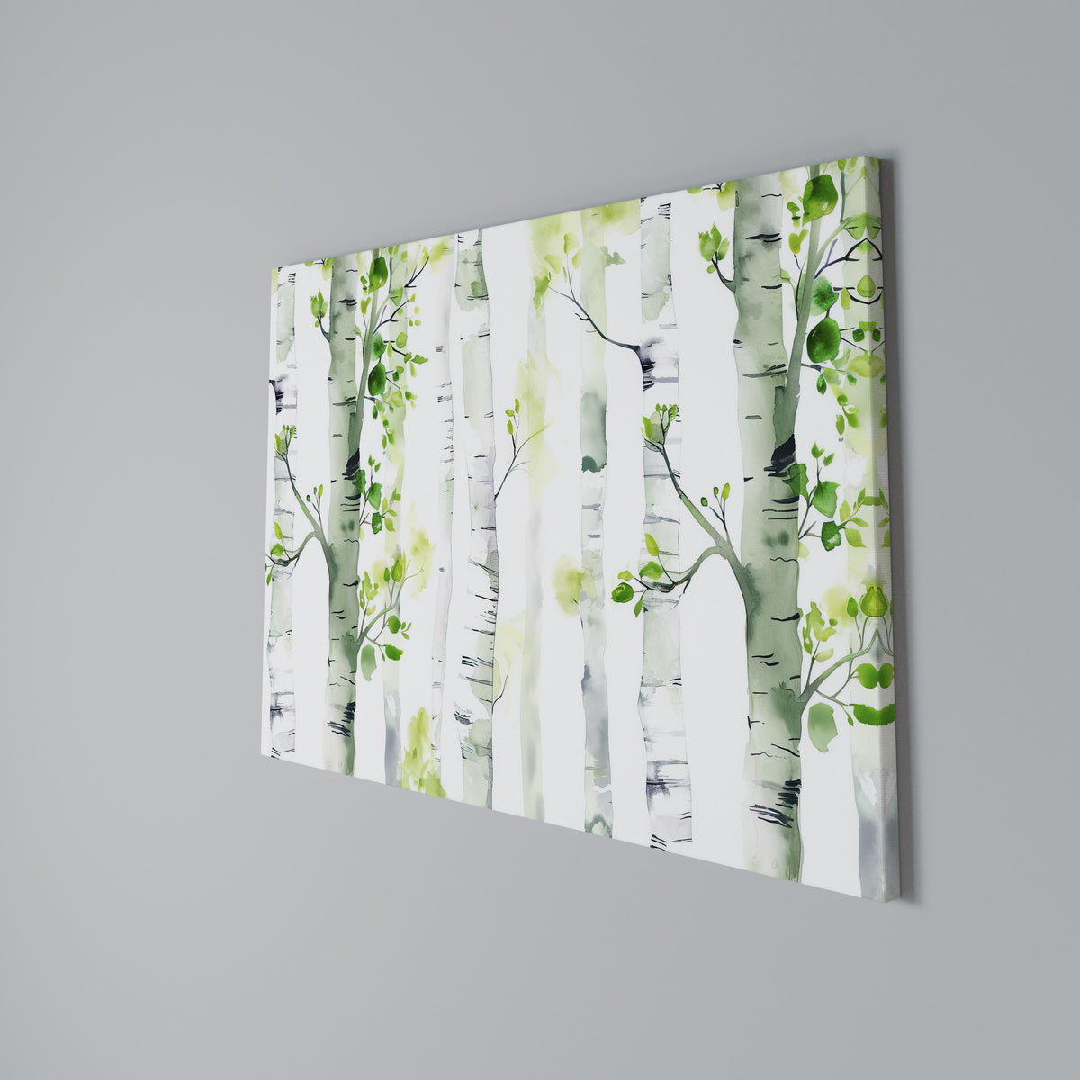 BIRCHY SOLACE Horizontal Canvas Print