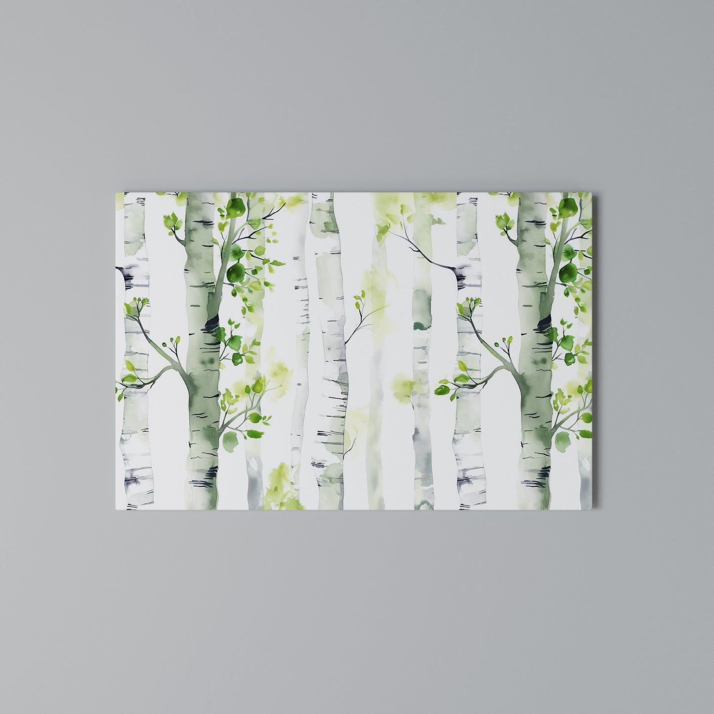 BIRCHY SOLACE Horizontal Canvas Print
