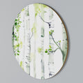 BIRCHY SOLACE Round Wall Art
