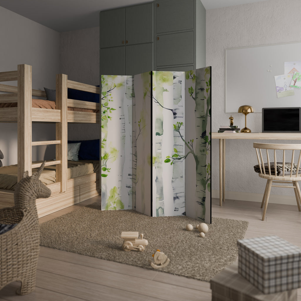 BIRCHY SOLACE 4dílný paraván