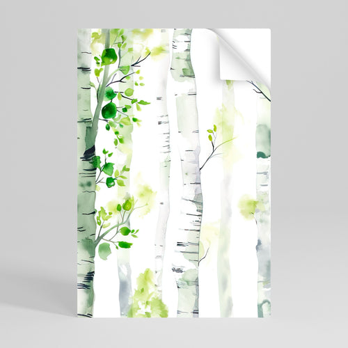 BIRCHY SOLACE Svislý samolepicí plakát