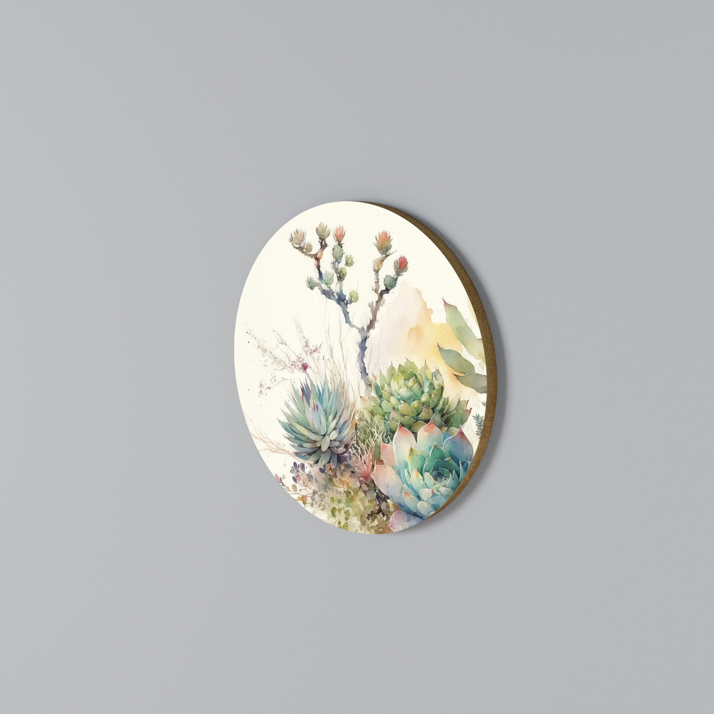 SECRET GARDEN Round Wall Art