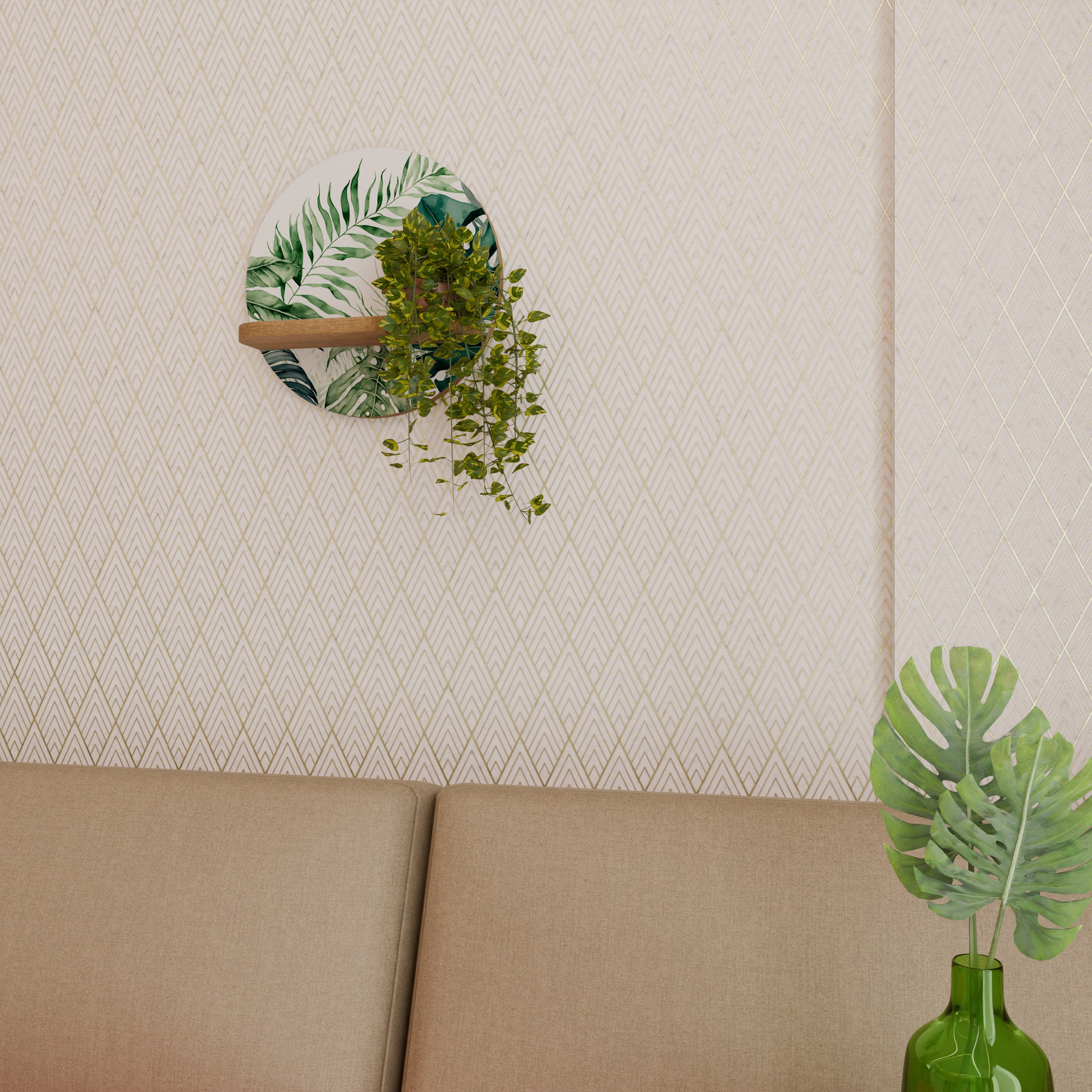 MONSTERA DREAM Designová police