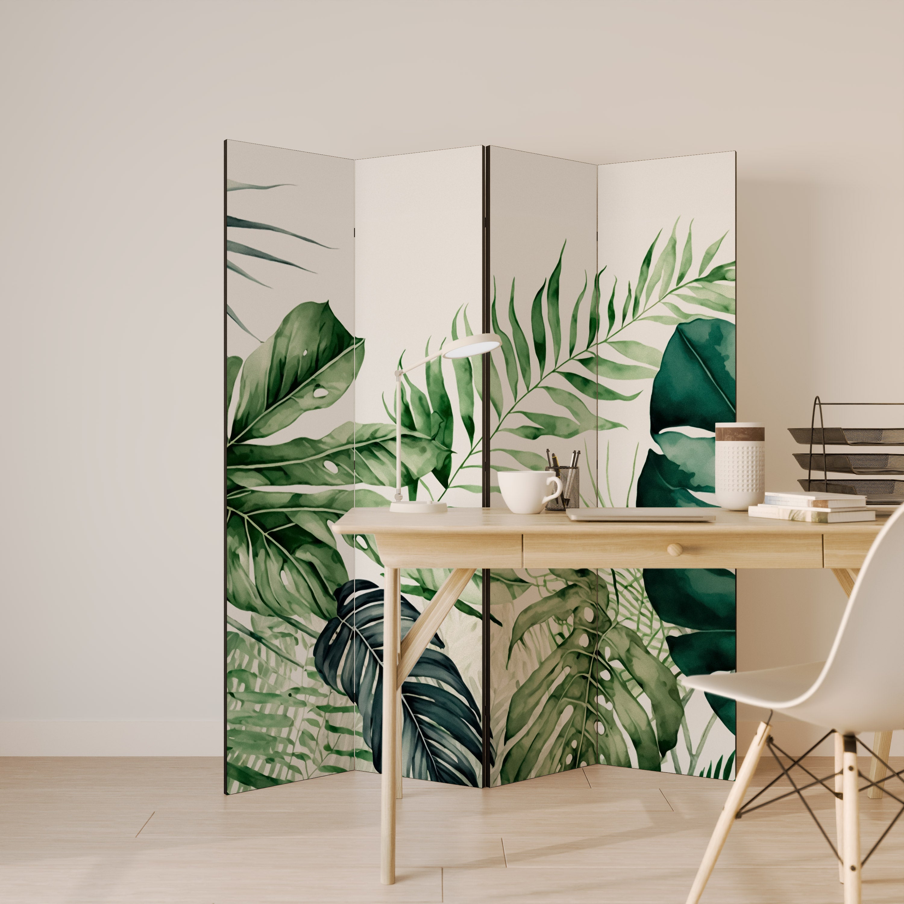 MONSTERA DREAM 4dílný paraván