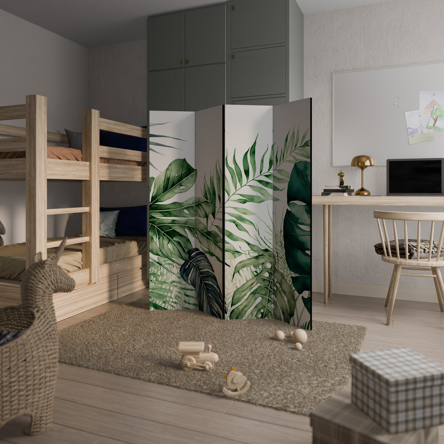MONSTERA DREAM 4dílný paraván