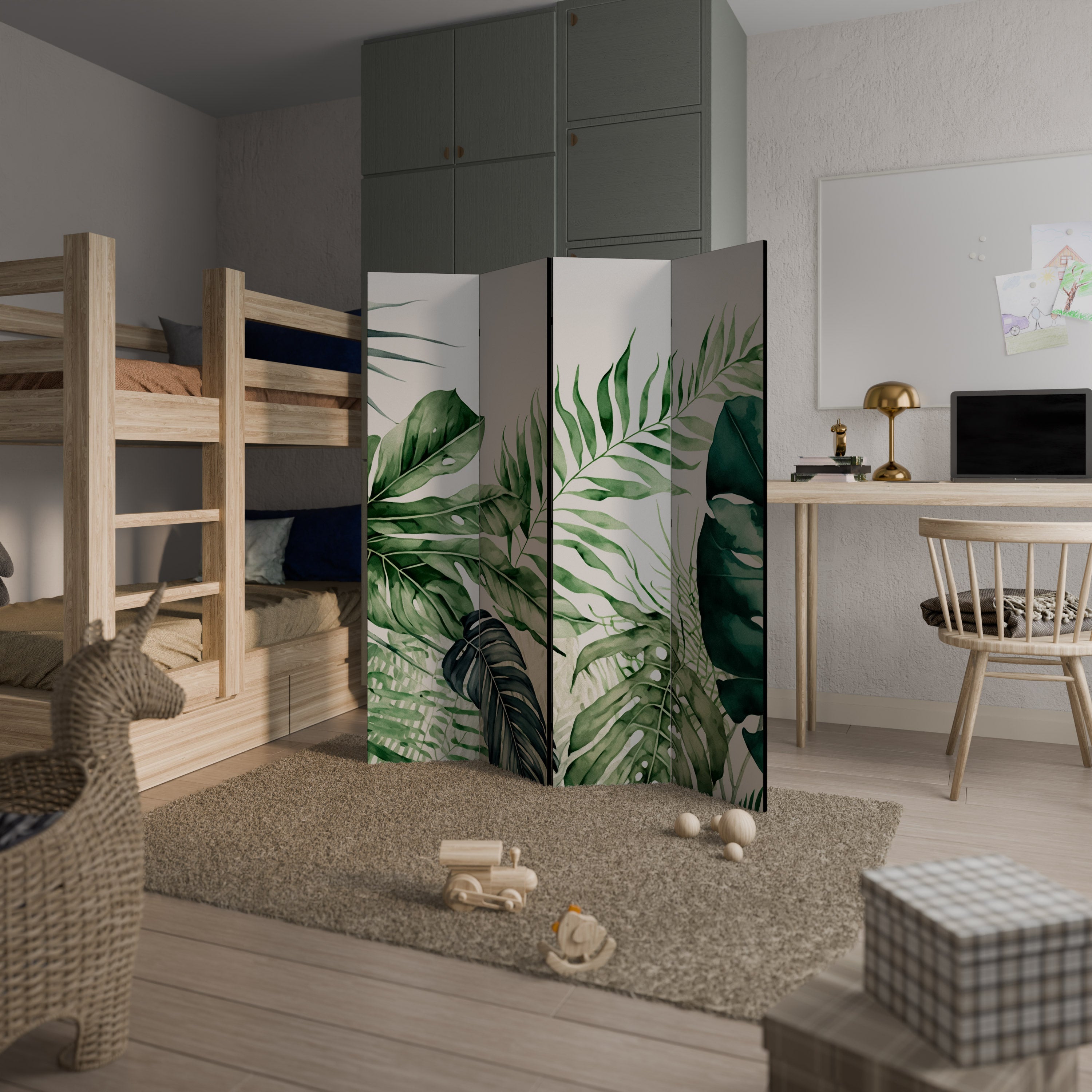 MONSTERA DREAM 4dílný paraván