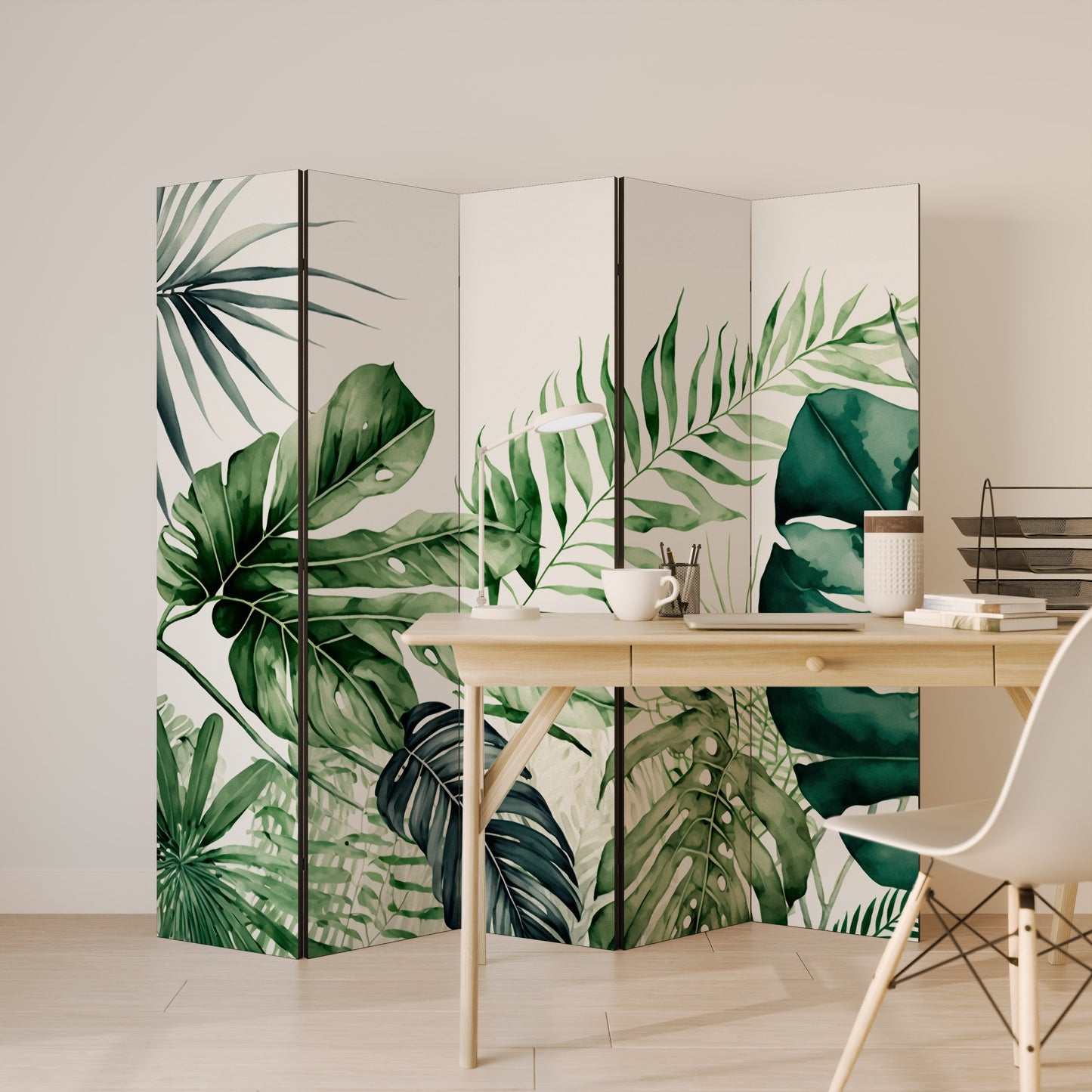 MONSTERA DREAM 5dílný paraván