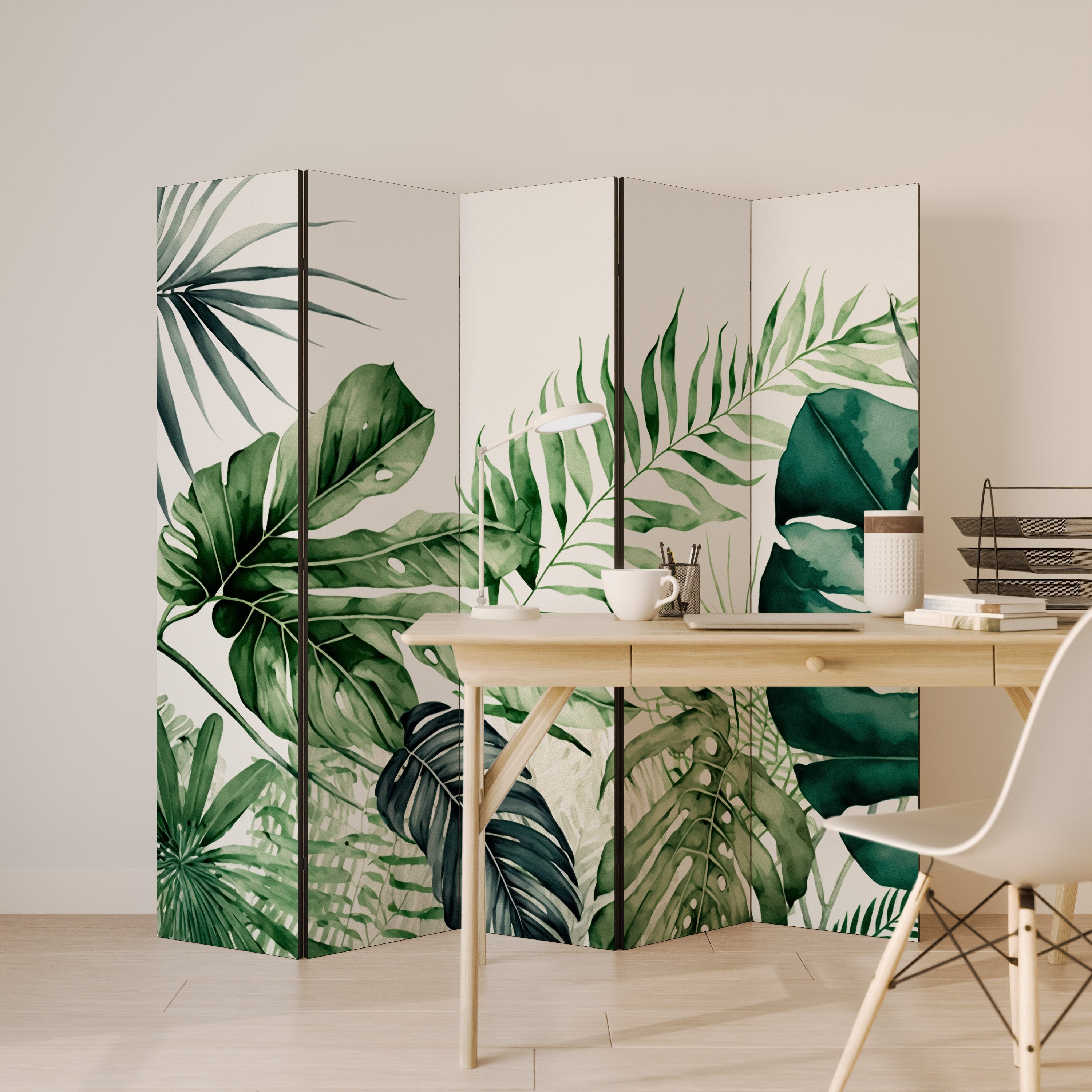 MONSTERA DREAM 5dílný paraván