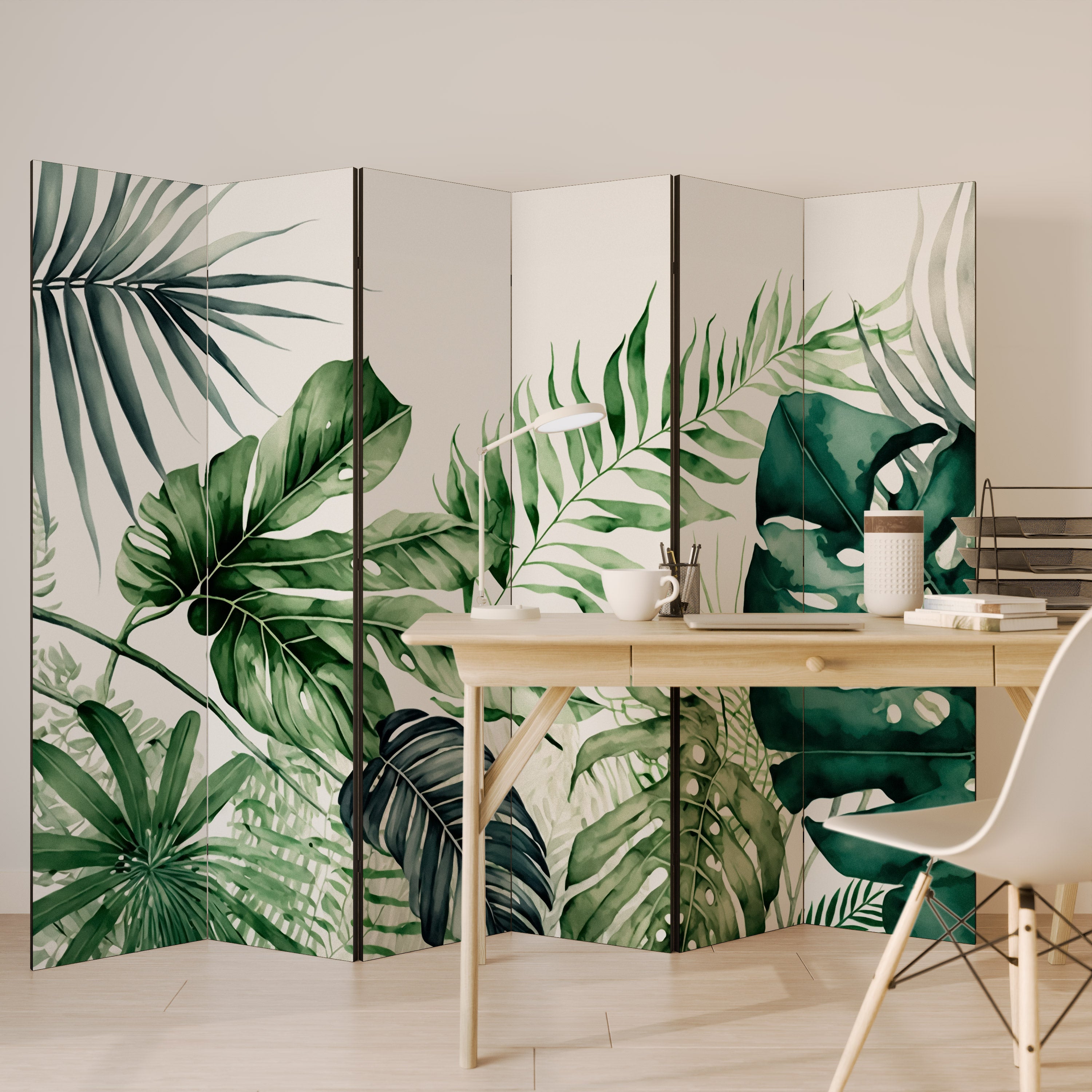 MONSTERA DREAM 6dílný paraván