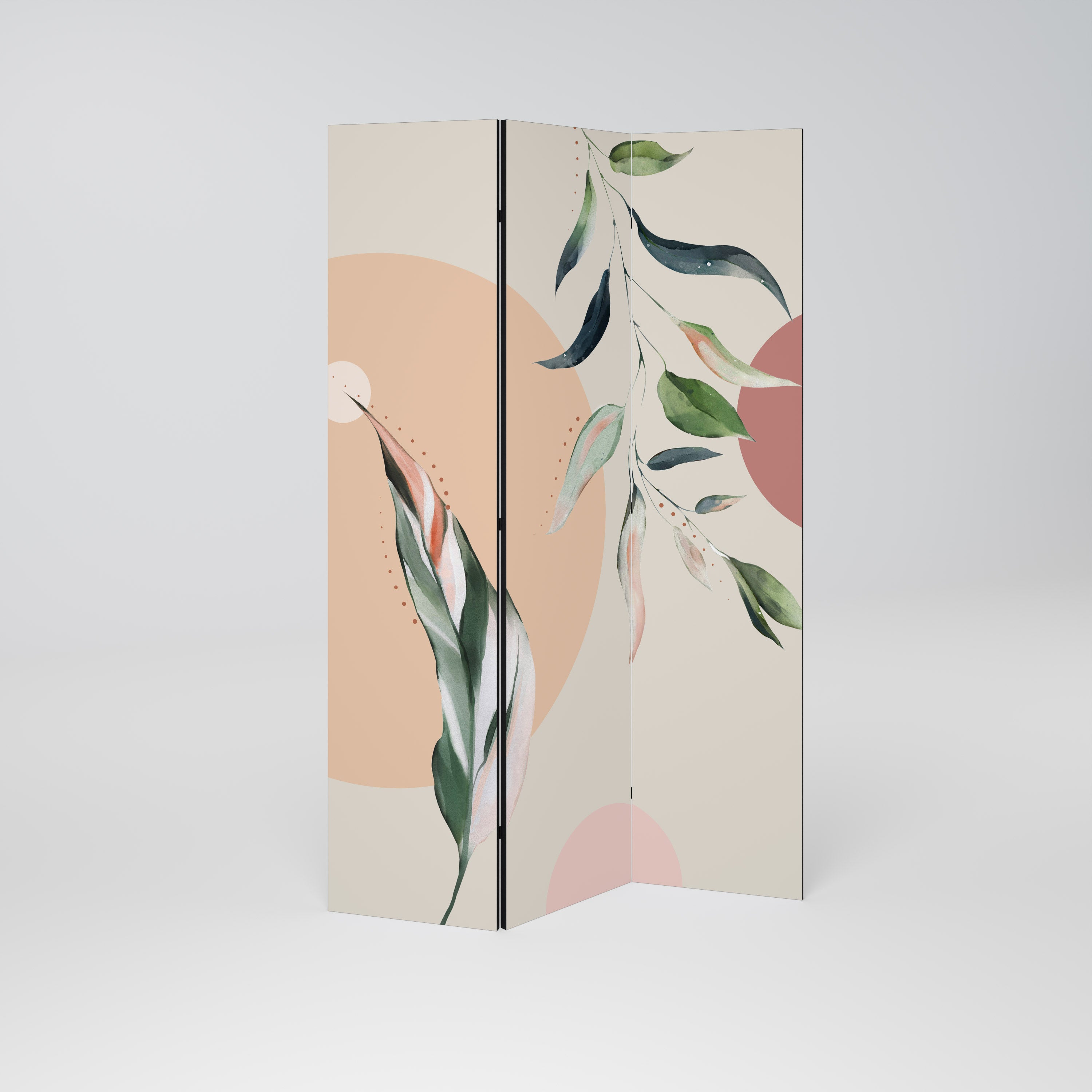 LEAFY SYMPHONY 3-Panel Room Divider