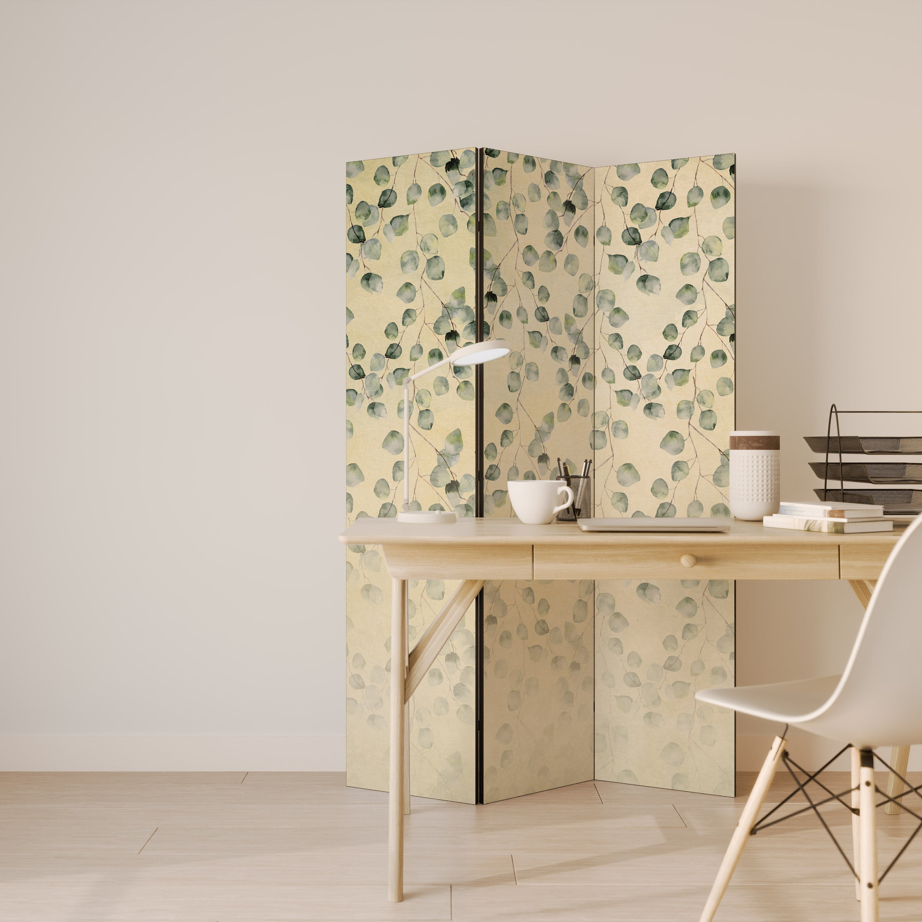 HIDDEN GARDEN TESSERACT 3-Panel Room Divider