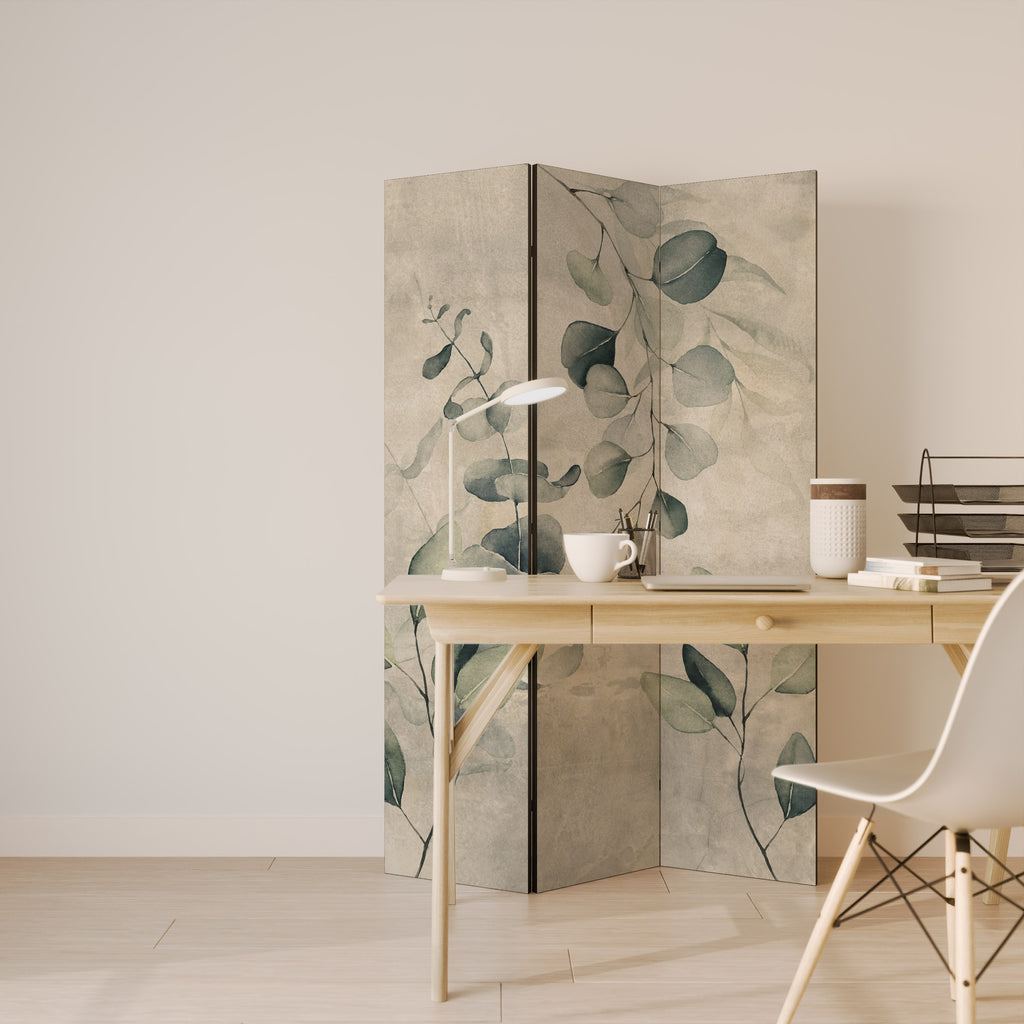 EARTHY TONED ELEGANCE 3dílný paraván