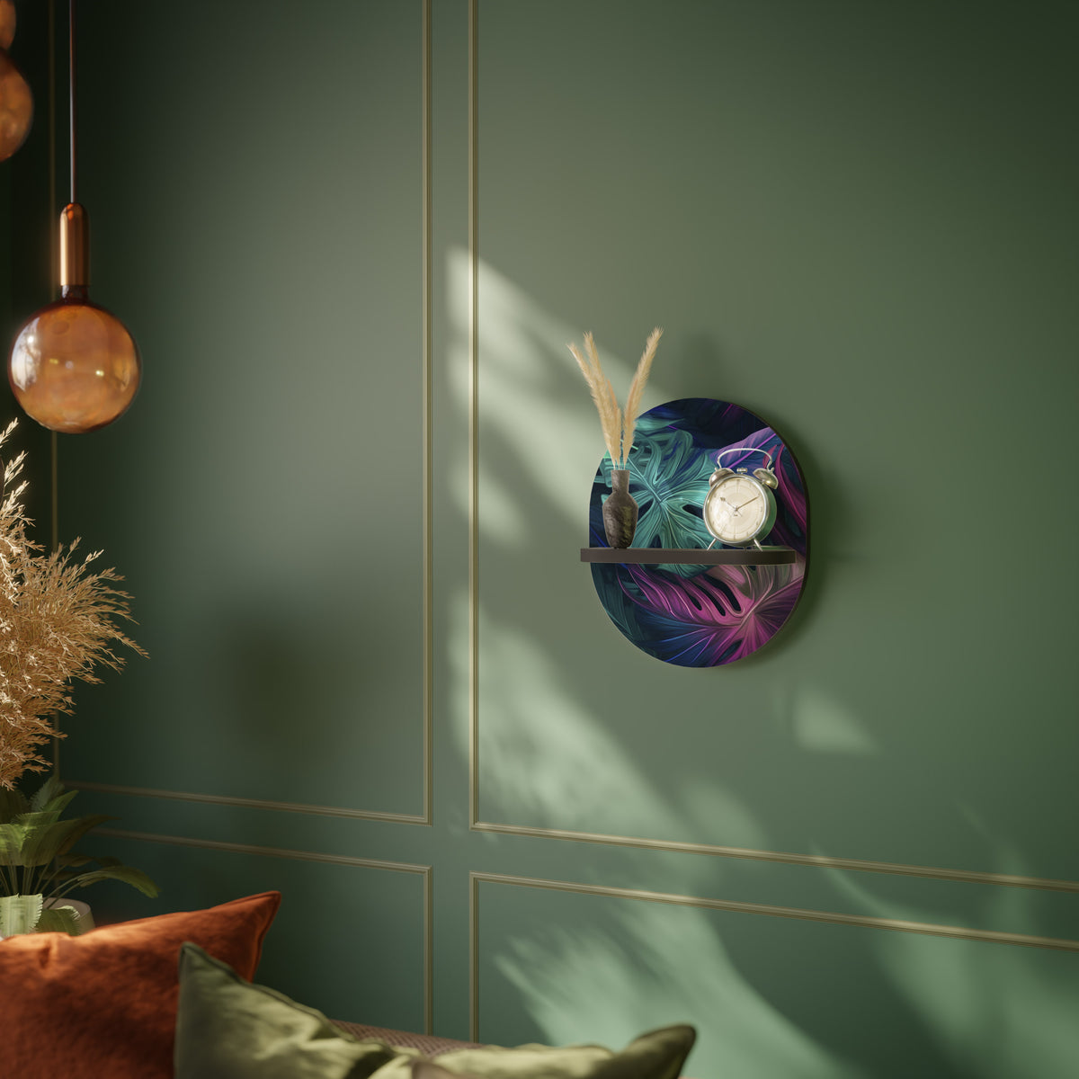 PSYCHODELIC MONSTERA Designová police