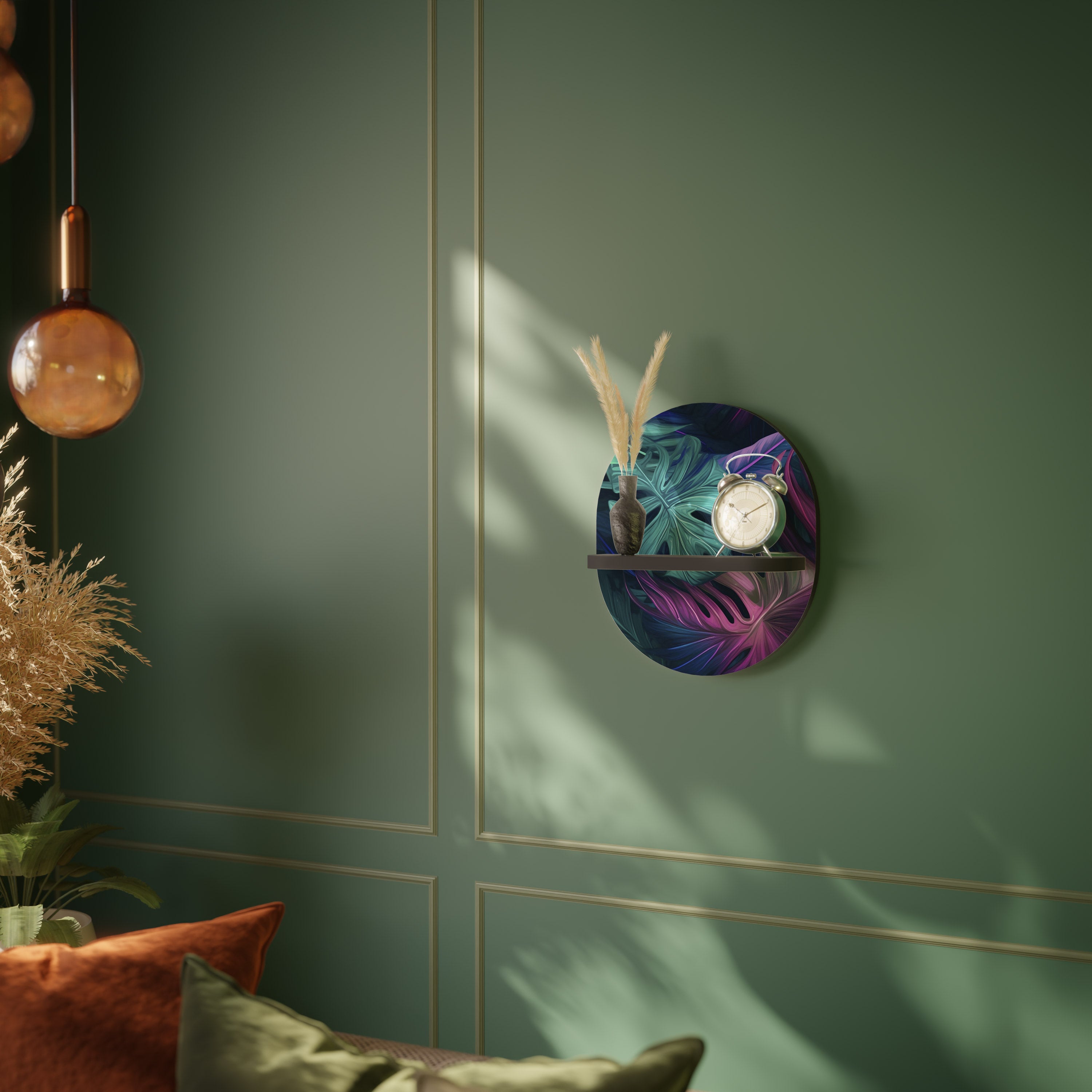 PSYCHODELIC MONSTERA Designová police