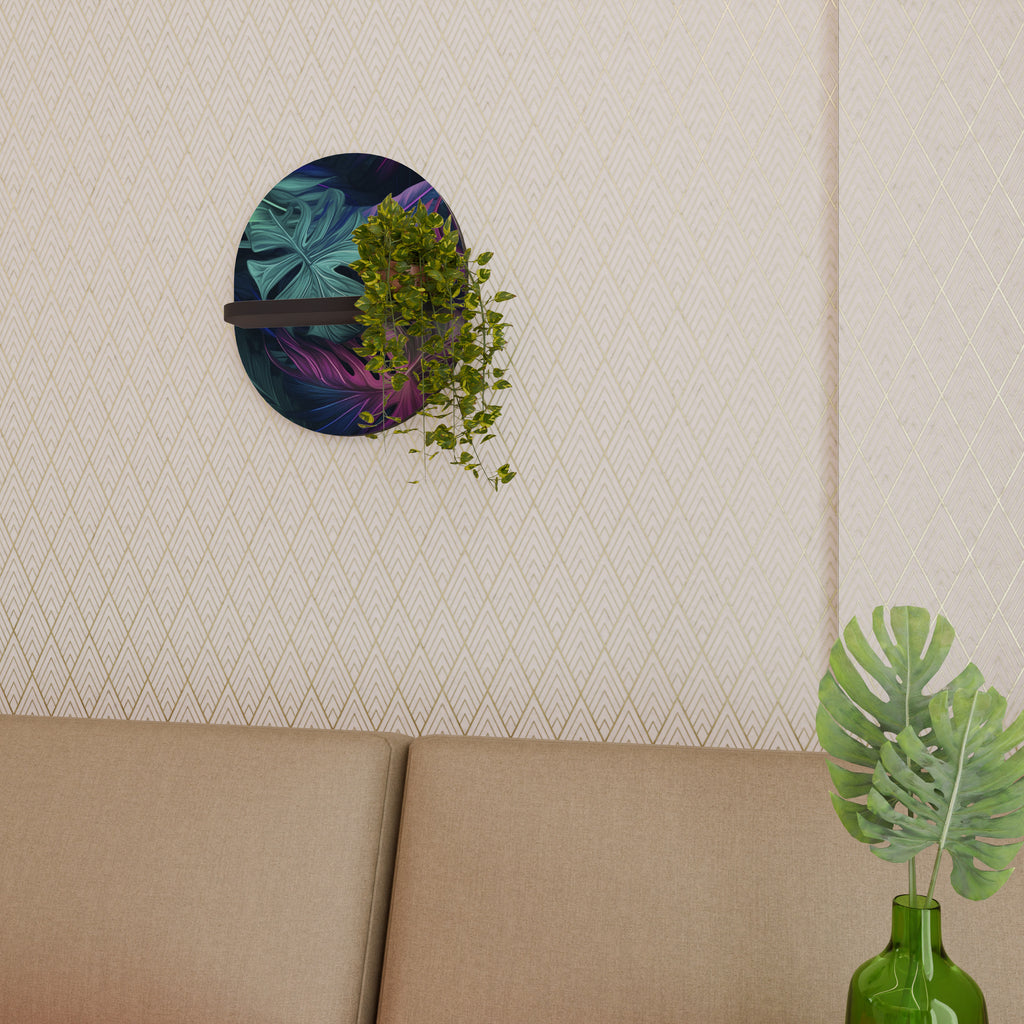 PSYCHODELIC MONSTERA Designová police