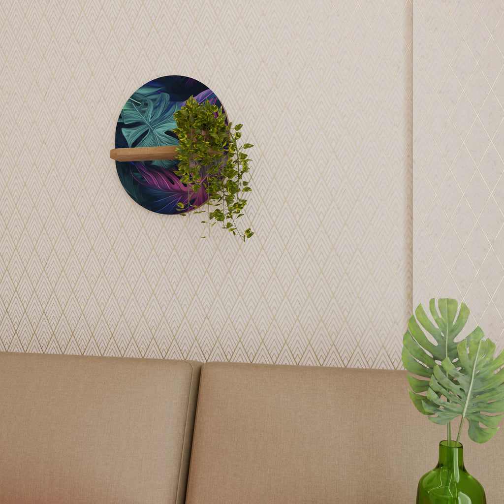 PSYCHODELIC MONSTERA Designová police