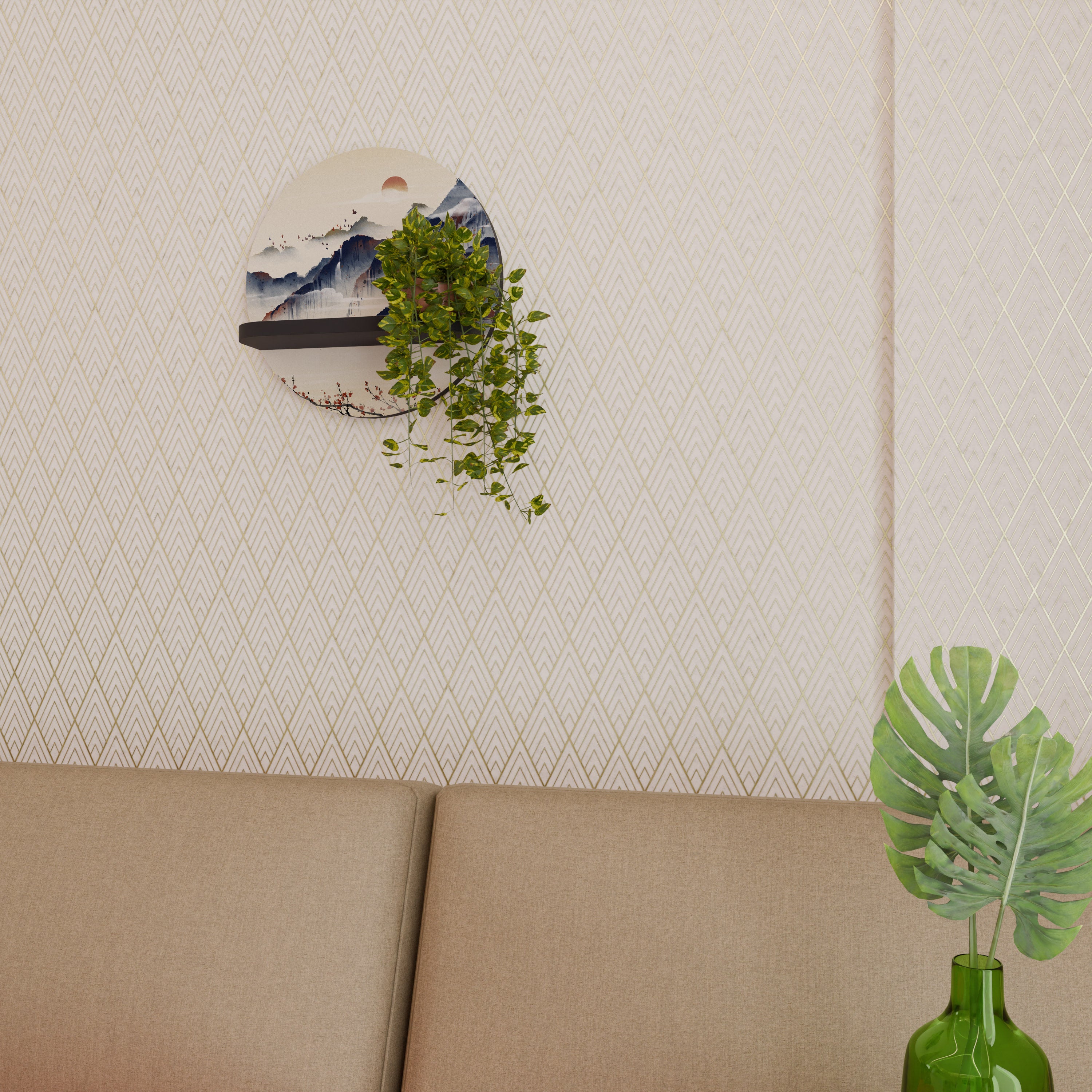 JAPANESE LANDSCAPE Designová police